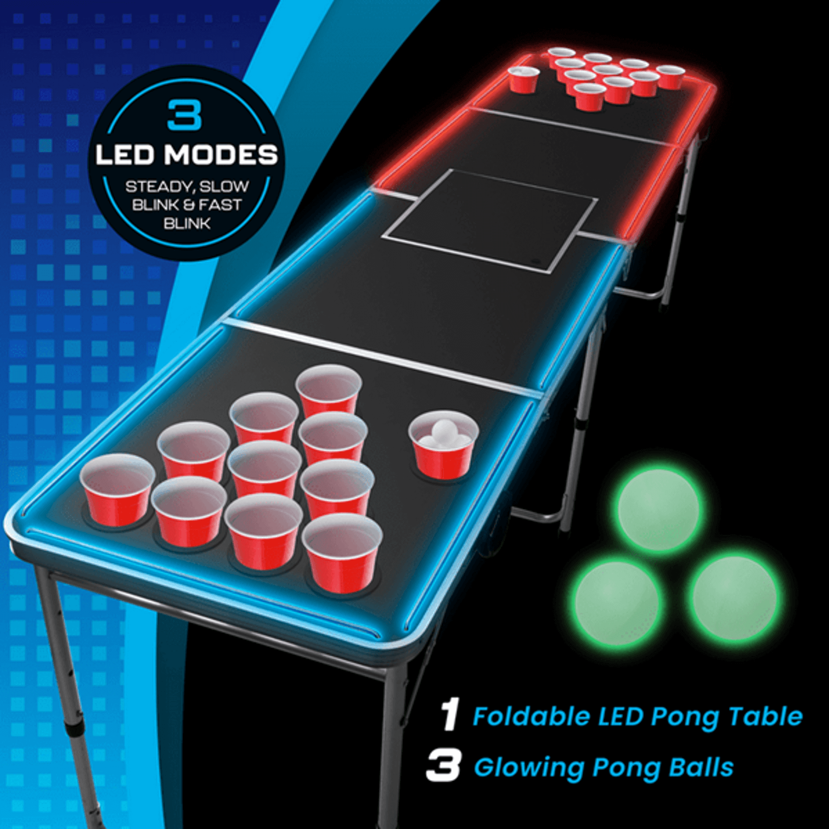 Beer pong LED